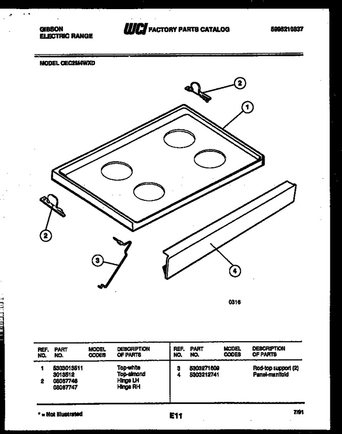 Diagram for CEC2M4WXD