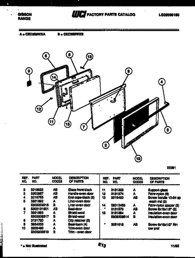 Diagram for CEC3S5WXA