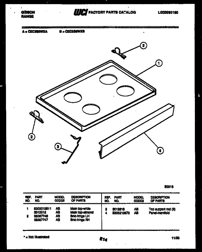 Diagram for CEC3S5WXB