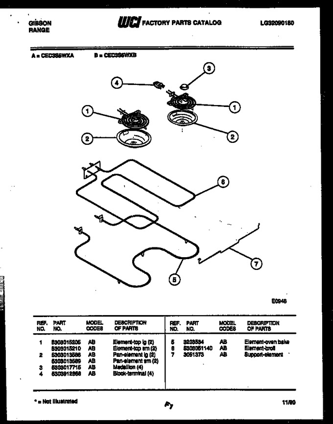 Diagram for CEC3S5WXB