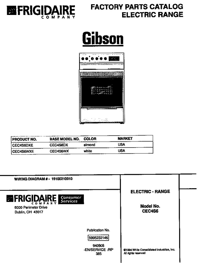 Diagram for CEC4S6DXE