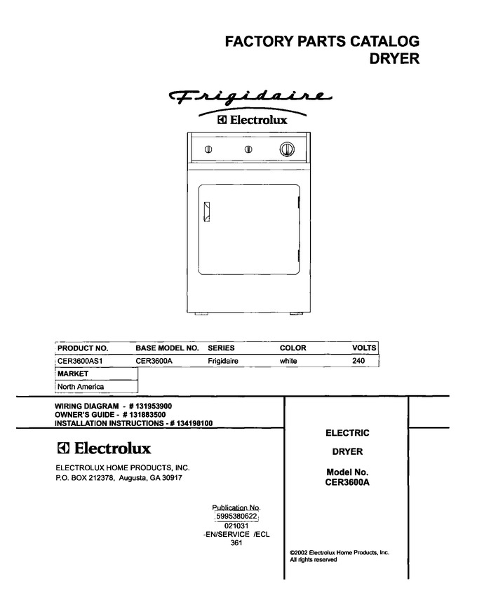 Diagram for CER3600AS1