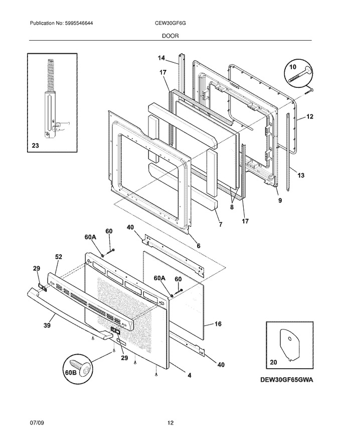Diagram for CEW30GF6GBC