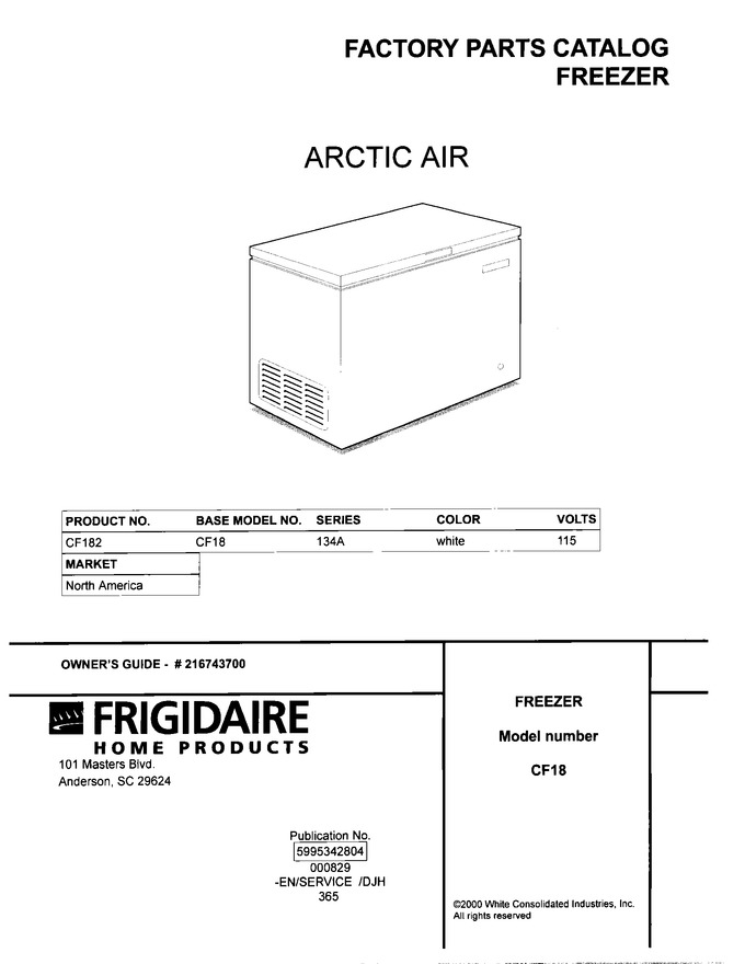 Diagram for CF182