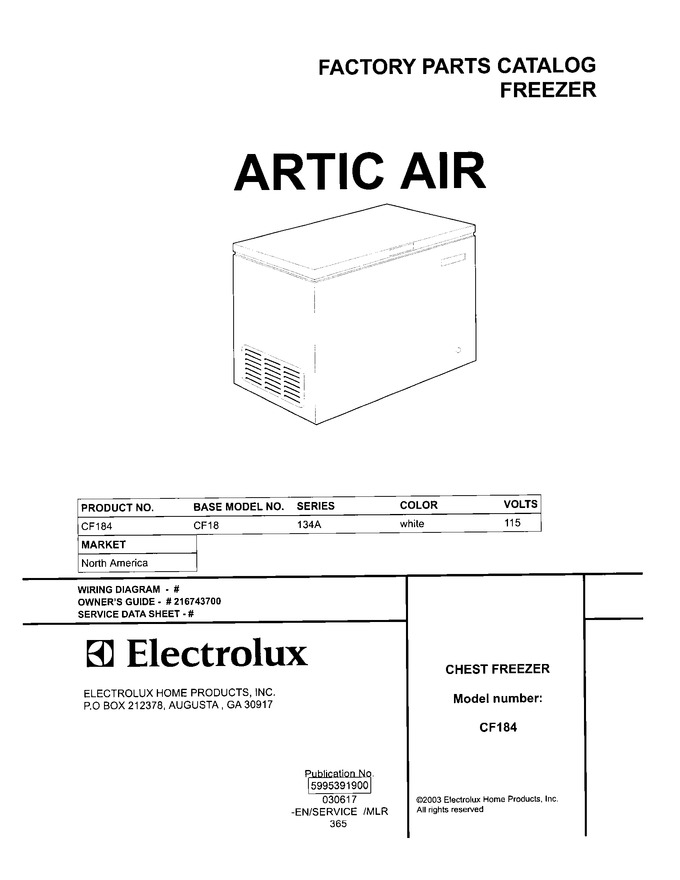 Diagram for CF184