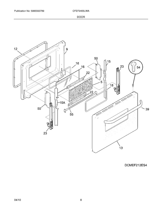 Diagram for CFEF2405LWA