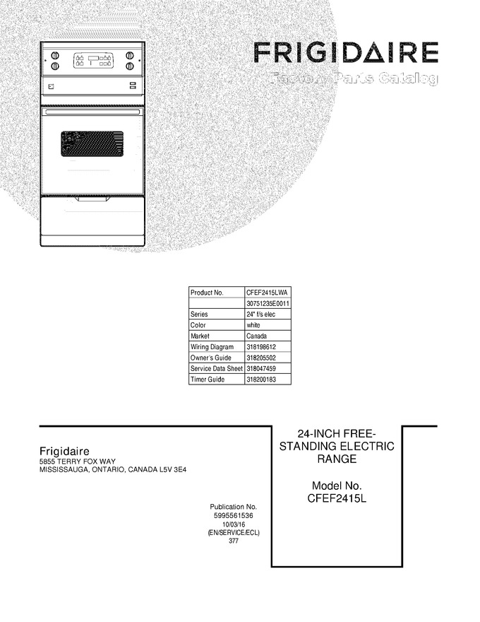 Diagram for CFEF2415LWA