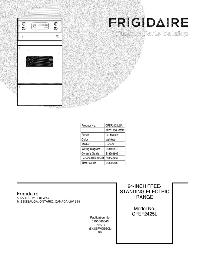 Diagram for CFEF2425LSA