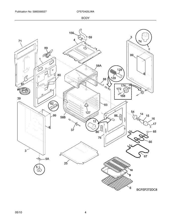Diagram for CFEF2425LWA