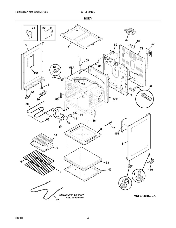 Diagram for CFEF3016LWB