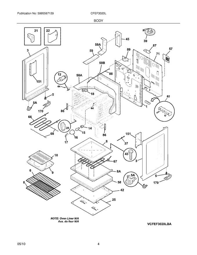 Diagram for CFEF3020LWA