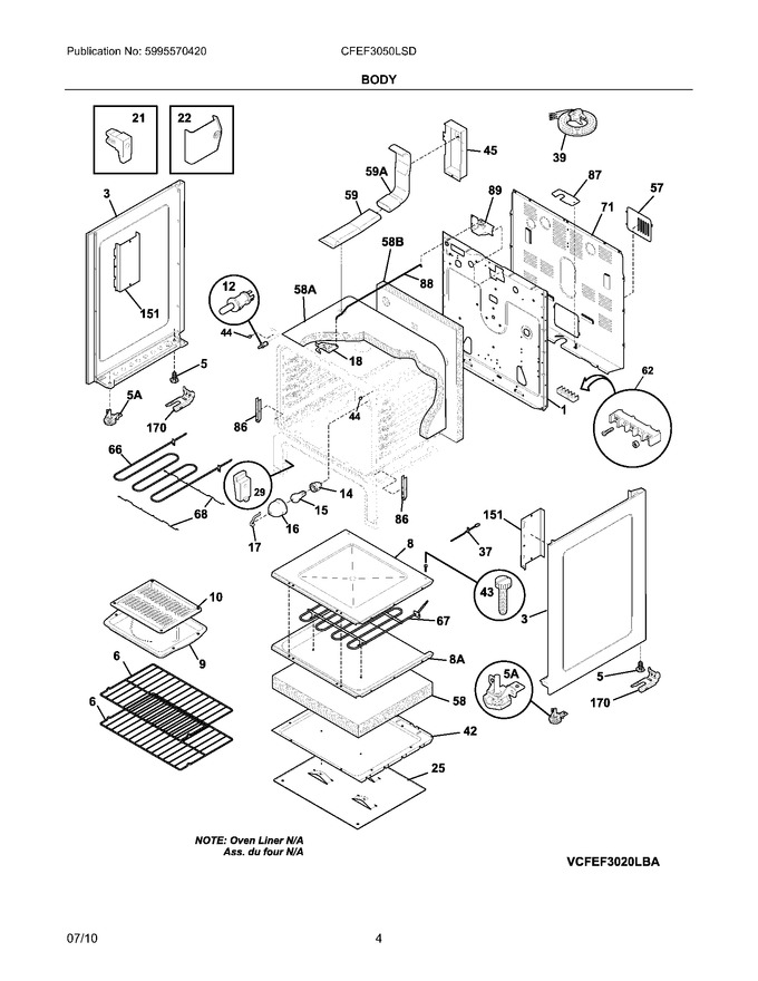 Diagram for CFEF3050LSD