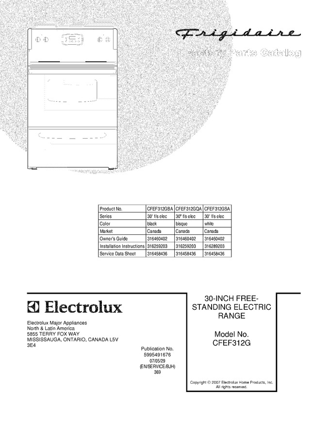 Diagram for CFEF312GSA