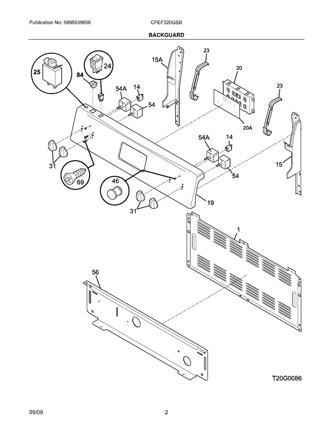 Diagram for CFEF320GSB