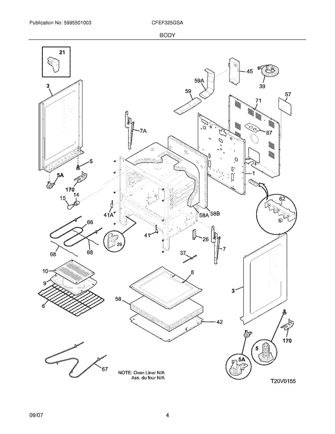 Diagram for CFEF325GSA