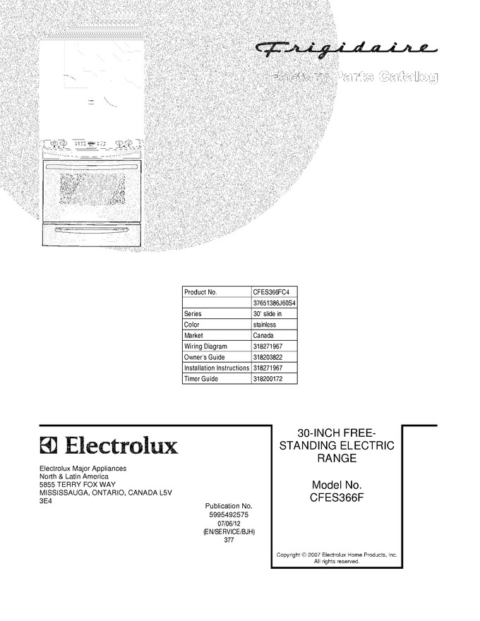 Diagram for CFES366FC4