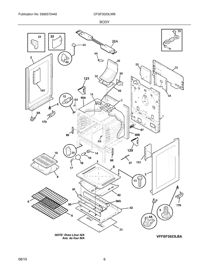 Diagram for CFGF3023LWB