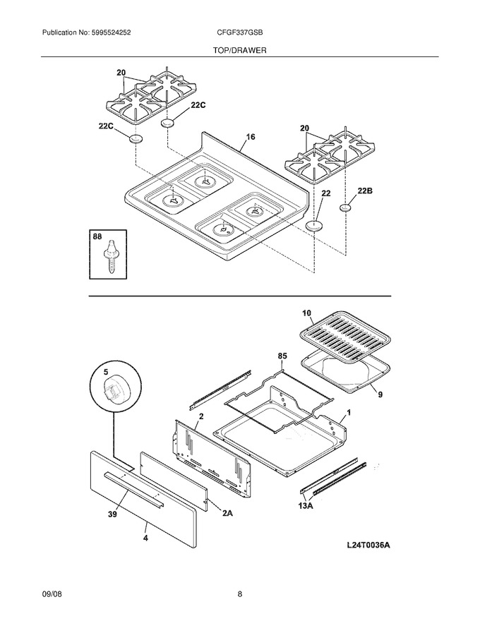Diagram for CFGF337GSB
