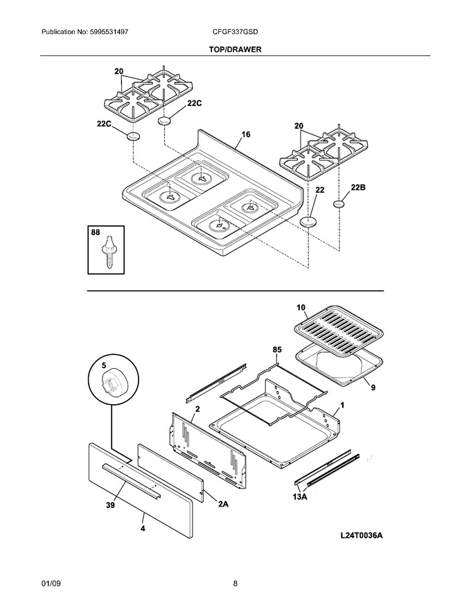 Diagram for CFGF337GSD