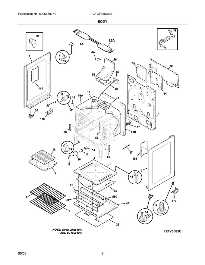 Diagram for CFGF368GCE