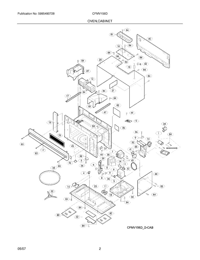 Diagram for CFMV156DBD