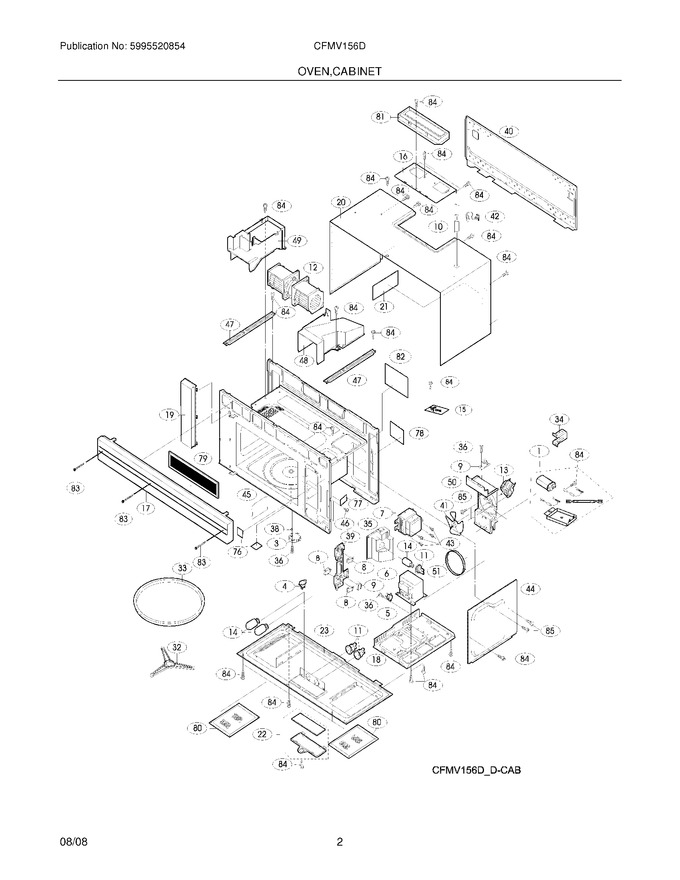 Diagram for CFMV156DSE