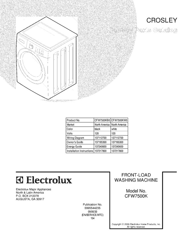 Diagram for CFW7500KW0