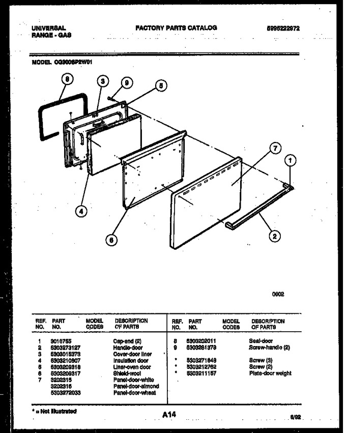 Diagram for CG300SP2WD01