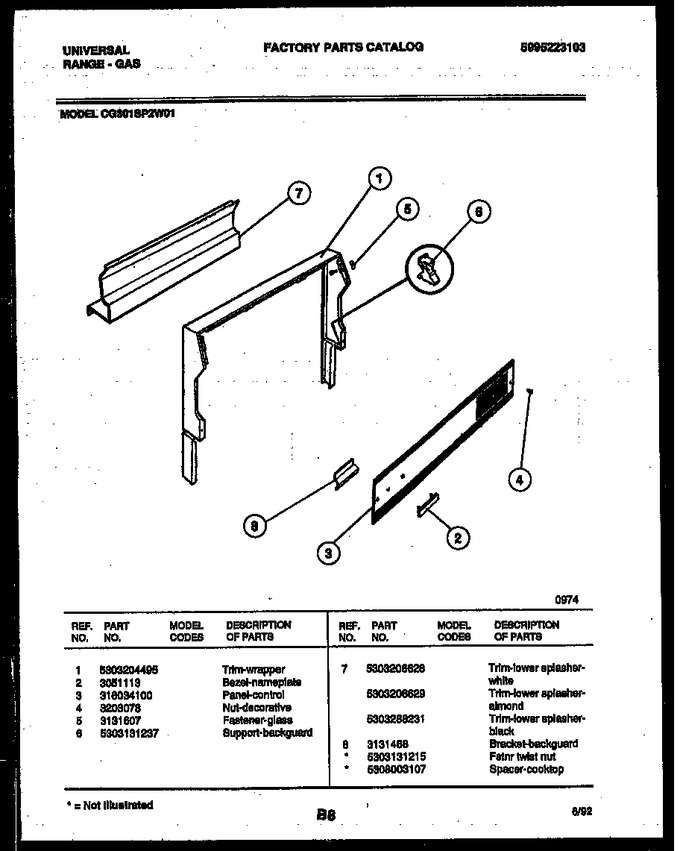 Diagram for CG301SP2WD01
