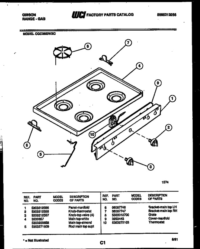 Diagram for CGC2M5WXC