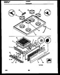 Diagram for 05 - Cooktop And Broiler Drawer Parts