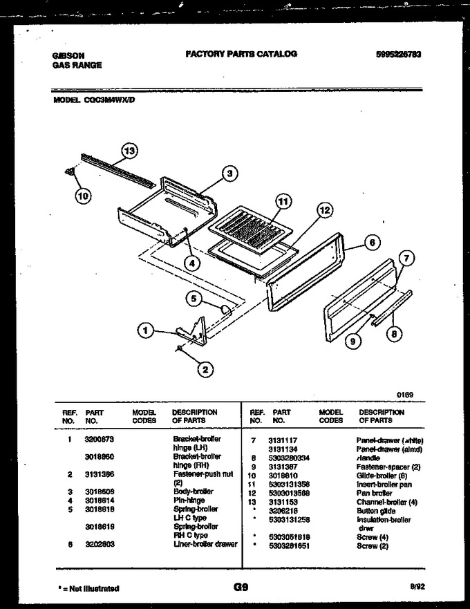 Diagram for CGC3M4WXD