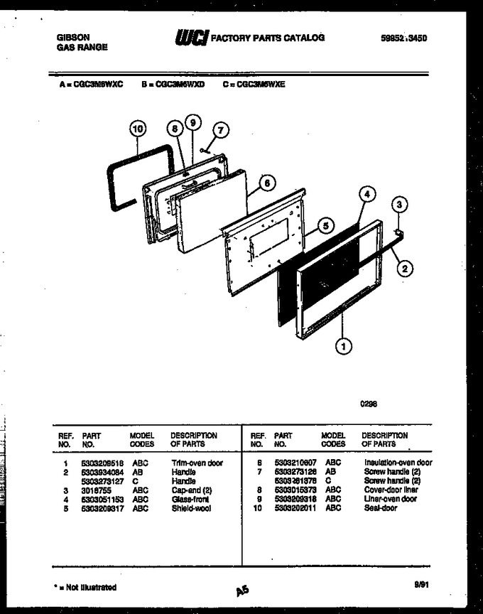 Diagram for CGC3M6WXC
