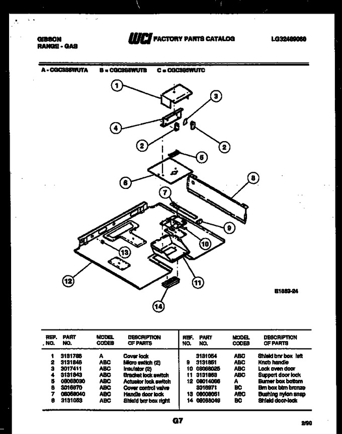 Diagram for CGC3S5WUTB