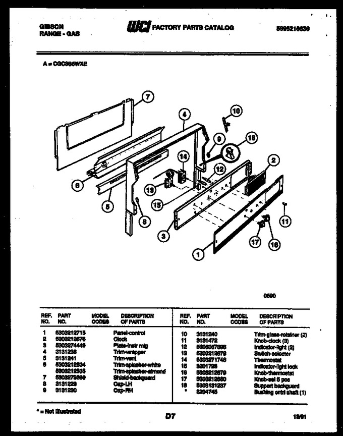 Diagram for CGC3S5WXE