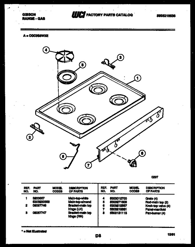 Diagram for CGC3S5WXE