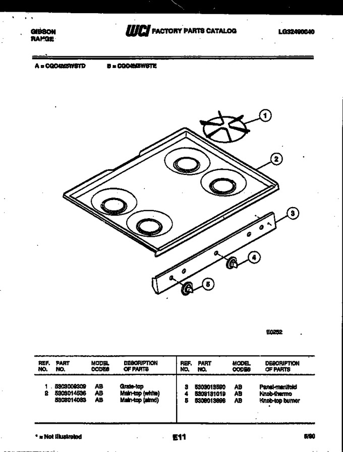 Diagram for CGC4M5WSTD