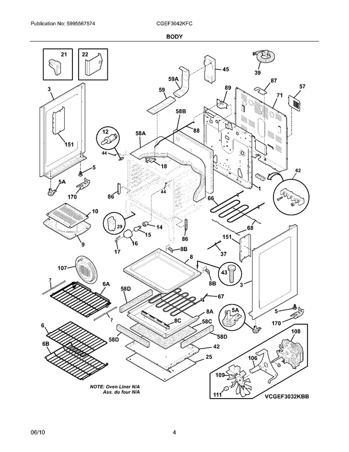 Diagram for CGEF3042KFC