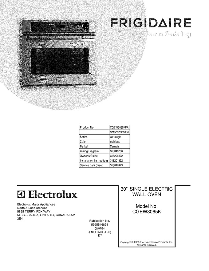 Diagram for CGEW3065KFA