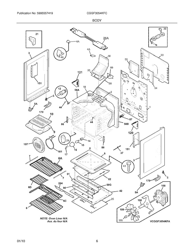 Diagram for CGGF3054KFC