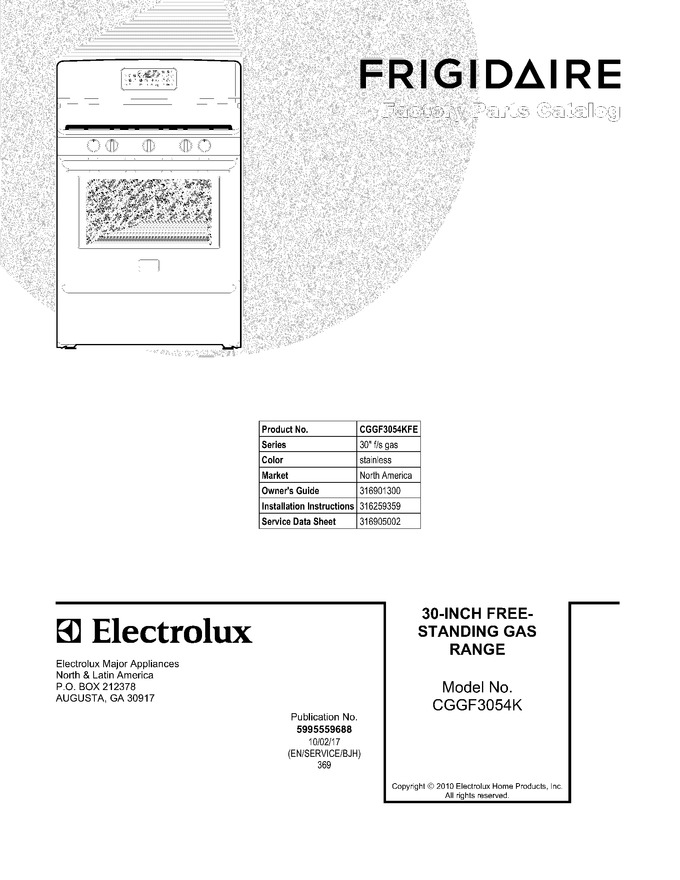 Diagram for CGGF3054KFE