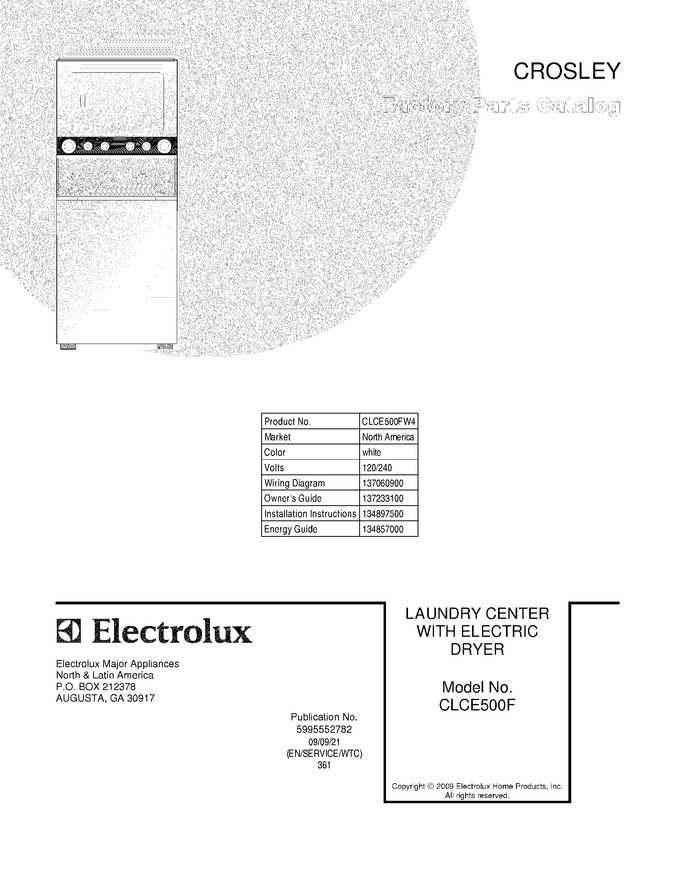 Diagram for CLCE500FW4