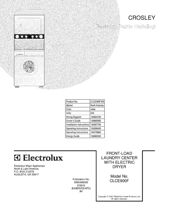 Diagram for CLCE900FW0