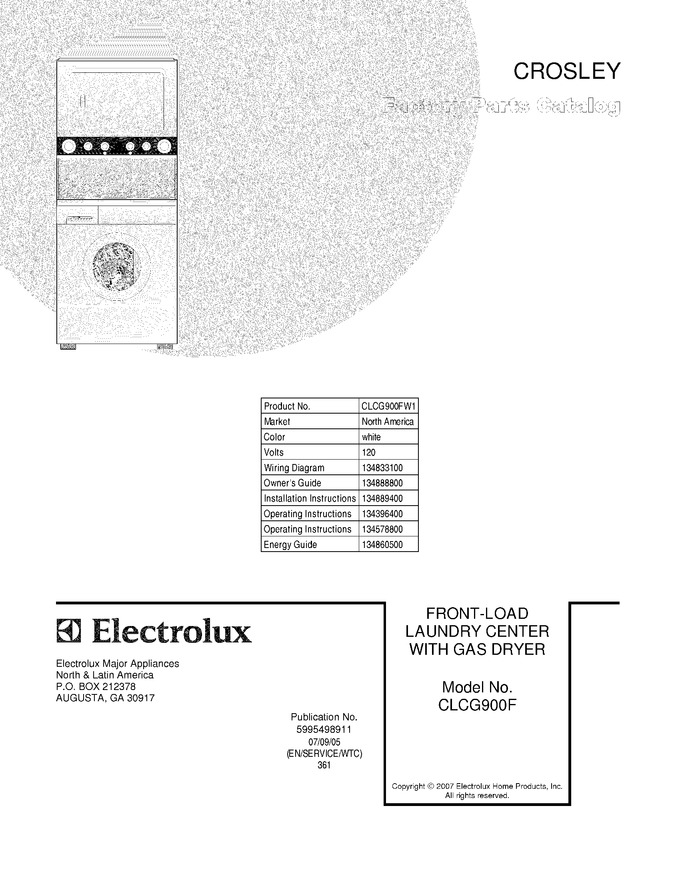 Diagram for CLCG900FW1