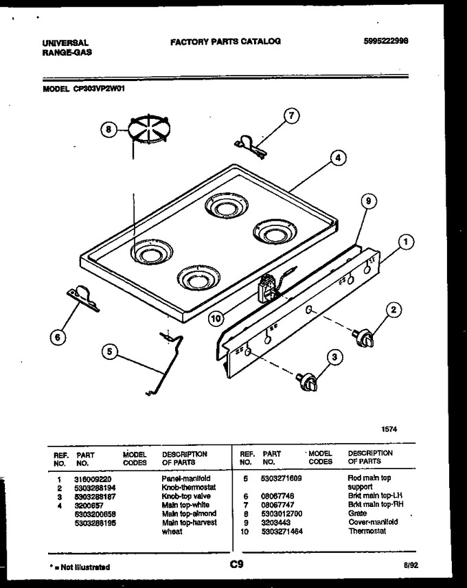 Diagram for CP303VP2J01