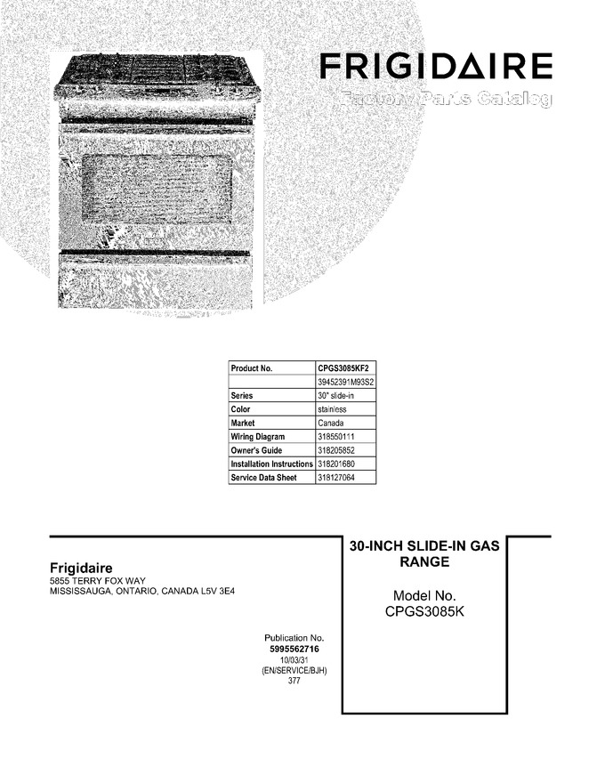 Diagram for CPGS3085KF2