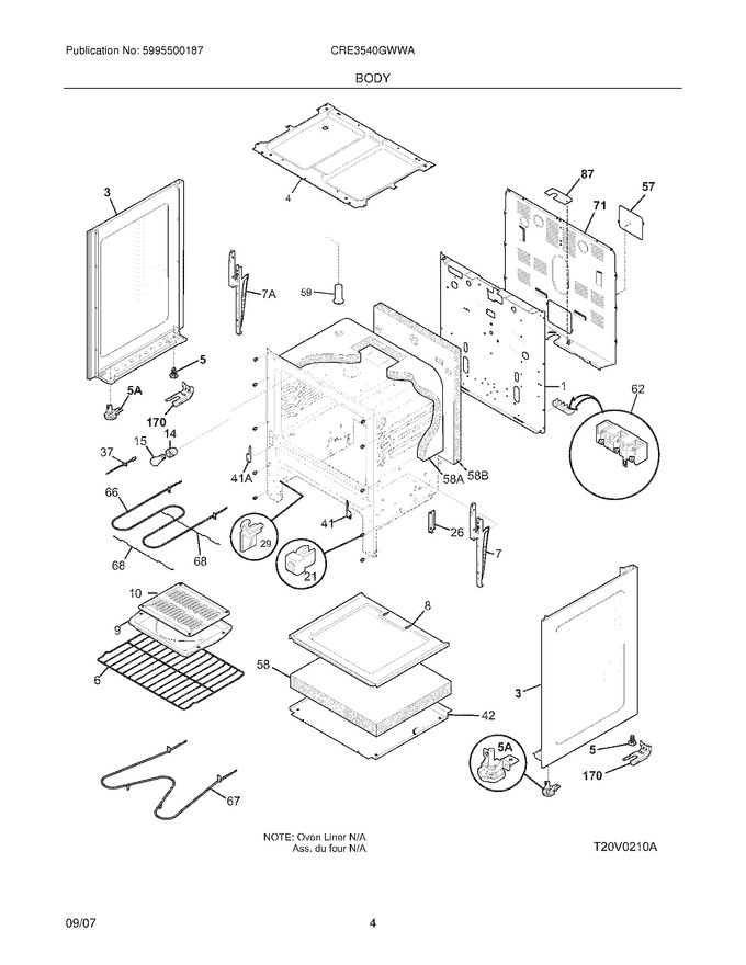 Diagram for CRE3540GWWA