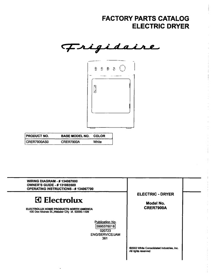 Diagram for CRER7900AS0