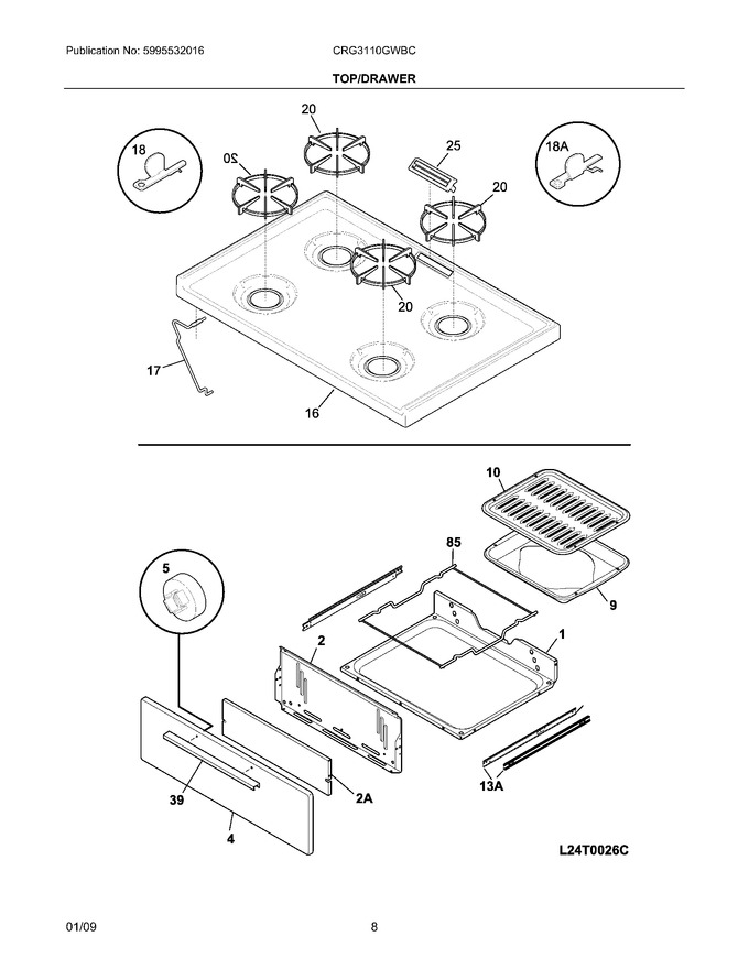 Diagram for CRG3110GWBC