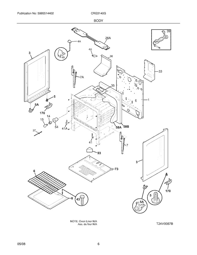 Diagram for CRG3140GWWC